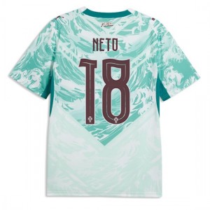 Portugali Pedro Neto #18 Jalkapallovaatteet Vieraspaita MM-kisat 2026 Lyhythihainen